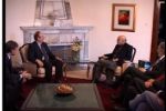 Pino Arlacchi with President Karzai